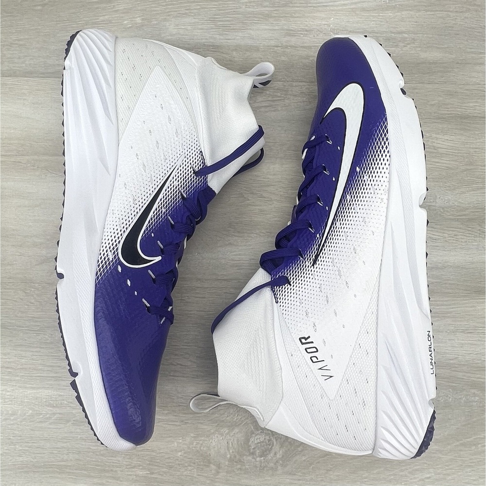 Nike Vapor Untouchable Speed 2 Turf Shoes Purple AO8744-106 Men's Size 13.5